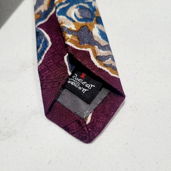 ROBERT TALBOTT BEST OF CLASS 100% Silk Made In USA For Nordstrom Neck Tie NWOT - Picture 6 of 7